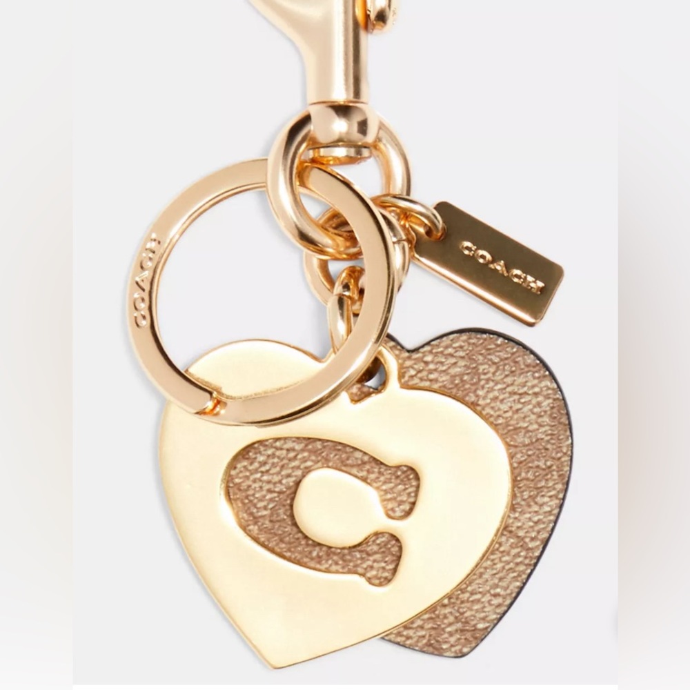 Signature Heart Key Ring - Picture 2 of 2